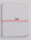 Ti TIN Babydeken van Coralina met sterren | lichte warme en zachte woondeken voor auto | mini-wieg | 75x110 cm