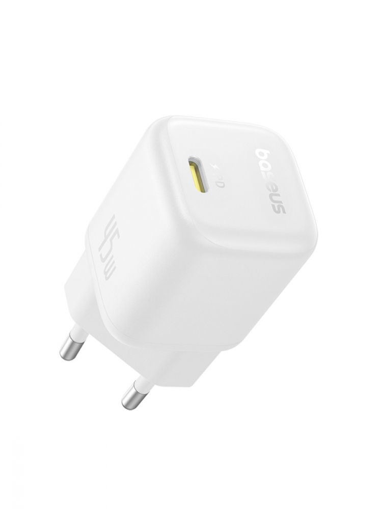 Baseus PicoGo GaN 45W USB-C Fast Charger - White