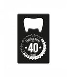 Paperdreams décapsuleur en métal - 40 ans