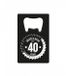 Paperdreams décapsuleur en métal - 40 ans
