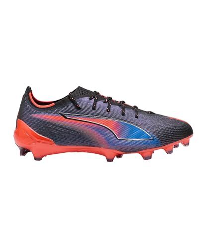 PUMA Ultra 6 Ultimate Relentless FG 108752 Chaussures de football à crampons pour homme, Noir Rouge Lumineux 01, 44 EU