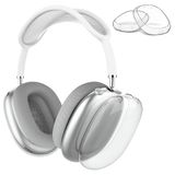 MMOBIEL Beschermhoes voor AirPods Max Hoofdtelefoons – Transparant Zacht TPU Oorschelpen Beschermhoes – Anti-Kras Beschermende Cover