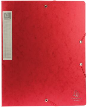 Exacompta Elastobox Cartobox - Rug 4 cm - Rood