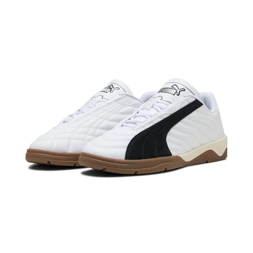PUMA Tifosi Calcio LS Unisex Sneakers, White/Black, 43 EU