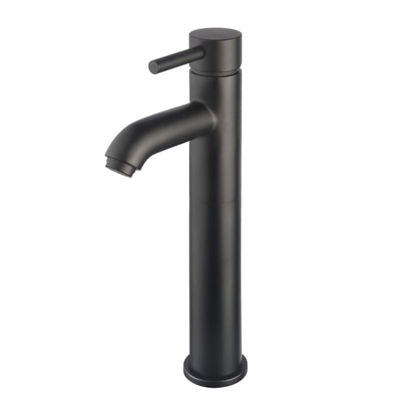 Wiesbaden Cadans Wastafelmengkraan Hoog Zwart Mat 29.2105