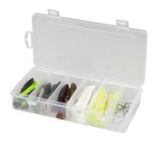 Savage Gear Fat Minnow T-Tail Kit - Zoet- & Zoutwater Visaas voor Baars, Snoek, Snoekbaars & Bass, Zacht Paddle Tail Shad Aas, Visserskit voor meren, rivieren & kustwateren Assorti Gevarieerd