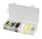 Savage Gear Fat Minnow T-Tail Kit - Zoet- & Zoutwater Visaas voor Baars, Snoek, Snoekbaars & Bass, Zacht Paddle Tail Shad Aas, Visserskit voor meren, rivieren & kustwateren Assorti Gevarieerd