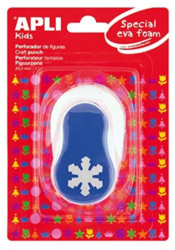 APLI Motiefpons Sneeuwvlok 013302 - Meerkleurig