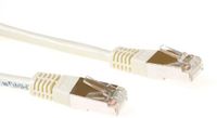 ACT IB7251 F/UTP CAT5e Patchkabel | RJ45 connectoren | Ivoor | 1,5 meter