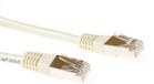 ACT IB7251 F/UTP CAT5e Patchkabel | RJ45 connectoren | Ivoor | 1,5 meter
