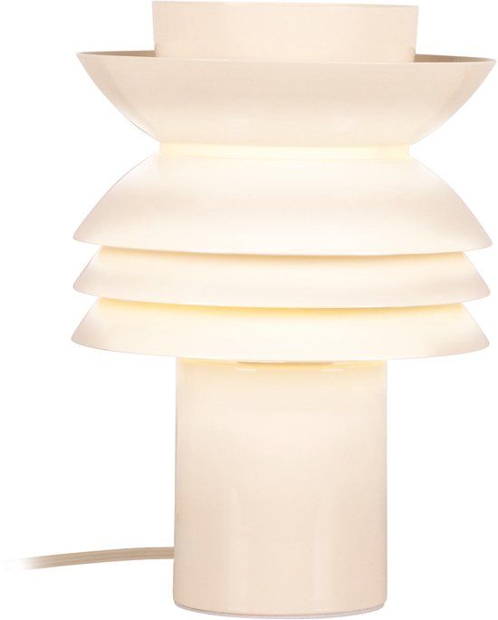 Lucide YINDRA Tafellamp - Ø 17,5 cm - 1xE27 - Beige