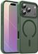 Selected by GSMpunt.nl Apple iPhone 18 Pro Hybrid Hoesje met MagSafe Back Cover Matte Groen