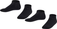 Esprit Foot Logo 2-Pack sneakersokken kinderen zwart - maat 31-34