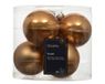 Decoris Boules de Noël verre argent intérieur émail mat mix