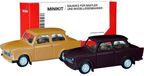 Herpa H0 Auto Trabant 601 limousine, samtocker en rallyzwart