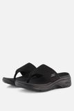 Skechers Go Walk Arch Fit 2.0 Slippers Dames Zwart