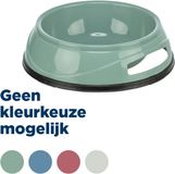 TRIXIE Kunststof voerbak met rubberen bodem, assorti, 1.5 L