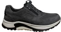 Gabor Merhottein BV Gabor Heren Sneaker Low-Top 0100.02.01 Brede Pasvorm Vetersluiting Glad Leer iron 43 EU