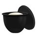 POSODINKA Bol mélangeur réutilisable en silicone, bol mélangeur en silicone avec couvercle, bol mélangeur en silicone pour robots pâtissiers - Noir