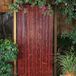 Jekra Rideau anti-mouches en perles de bois Hong Kong marron/rouge 90x200cm