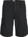 JACK&JONES JREBCORY CARGO SHORT MID SN Jongens Bermuda shorts Zwart Katoen Regular Fit XXL