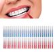 Interdentale Rager (50 pièces) - Brossettes interdentaires - Fil dentaire - Santé bucco-dentaire - Portable - Hygiène bucco-dentaire efficace