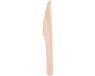 Alpina Couteaux de table en bois - 16 cm - Set de 50 pièces