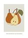 Komar Muurschildering - Cultivated Pears - 30 x 40 cm