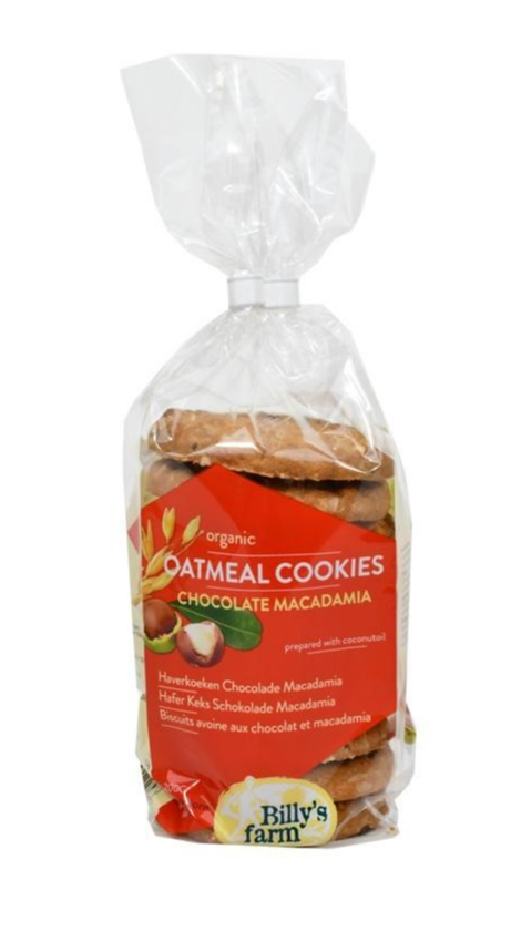 Billy's Farm Biologische Haverkoeken Macadamia Chocolade