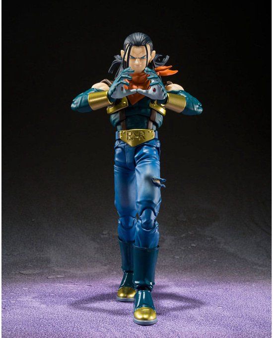 Bandai Tamashii Nations Dragon Ball GT S.H.Figuarts Action Figure Super Android 17 20 cm