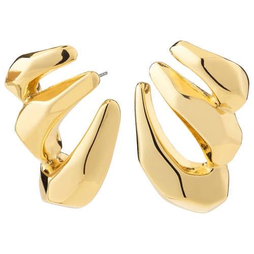PILGRIM gold plated oorbellen Presence