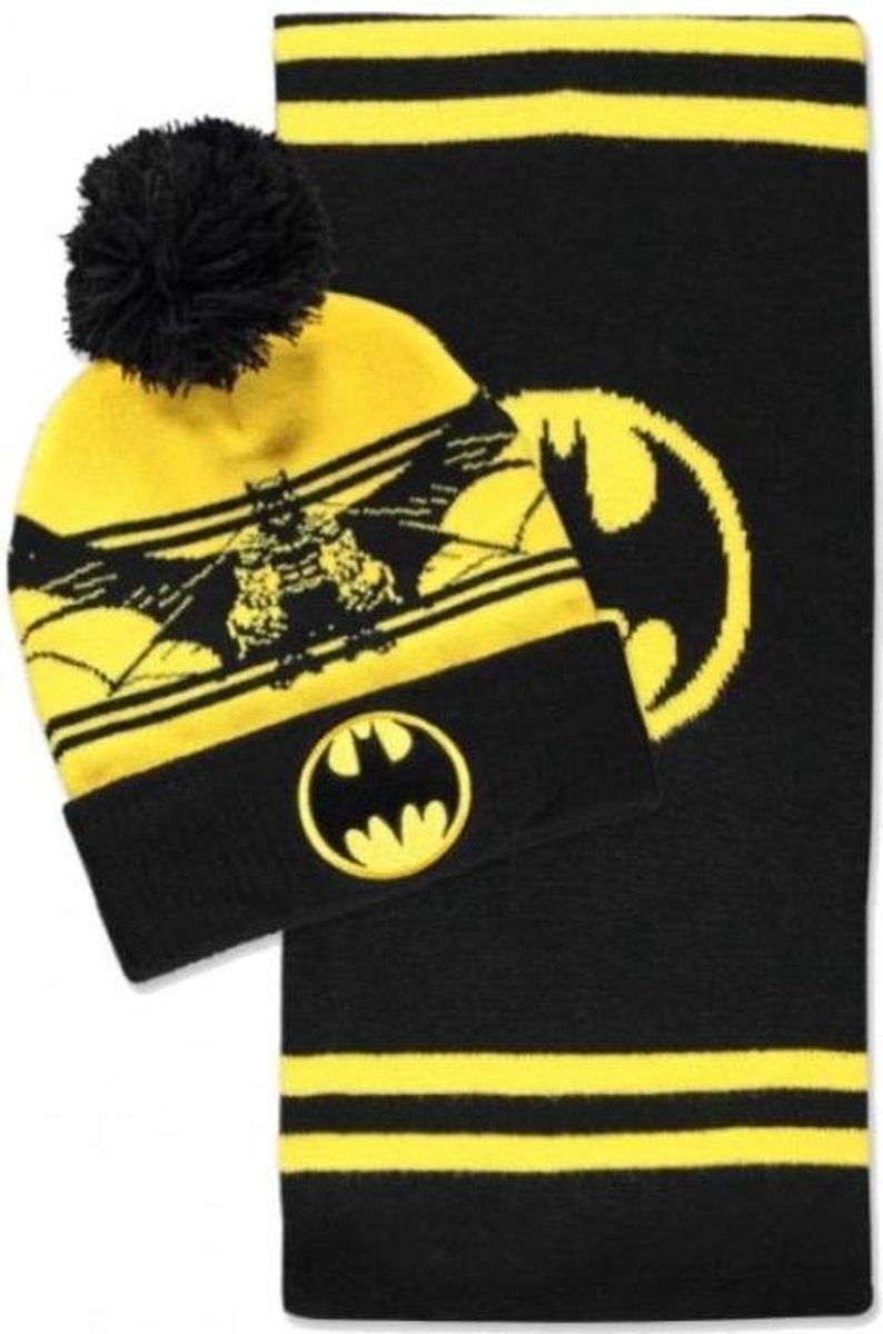 Difuzed - Bioworld Europe Batman Beanie & Scarf Giftset - 8718526128925