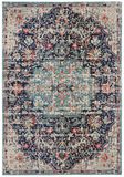 Safavieh Madison Collection Zwart en Blauwgroen Korte Pool Tapijt 61 x 91 cm