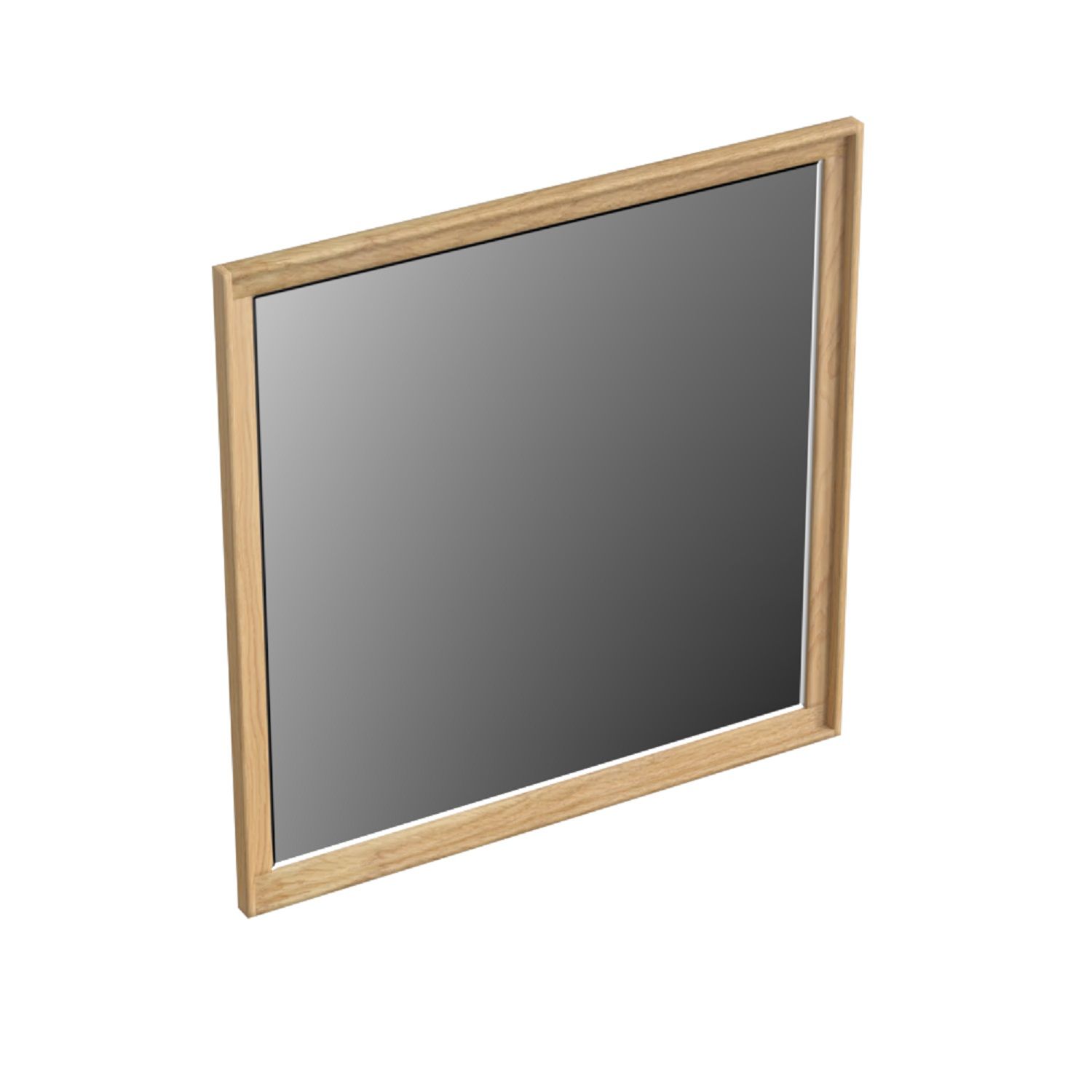 Forzalaqua Reno Vierkant Spiegel - 80x80 cm - Eiken Smoke