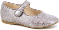 Pom d'Api Ballerina's voor babymeisjes daisy zilver leer rubber 25