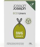 Joseph Joseph IW6 Eco Liners Afvalzakken Grijs - 30 L - 80 Stuks