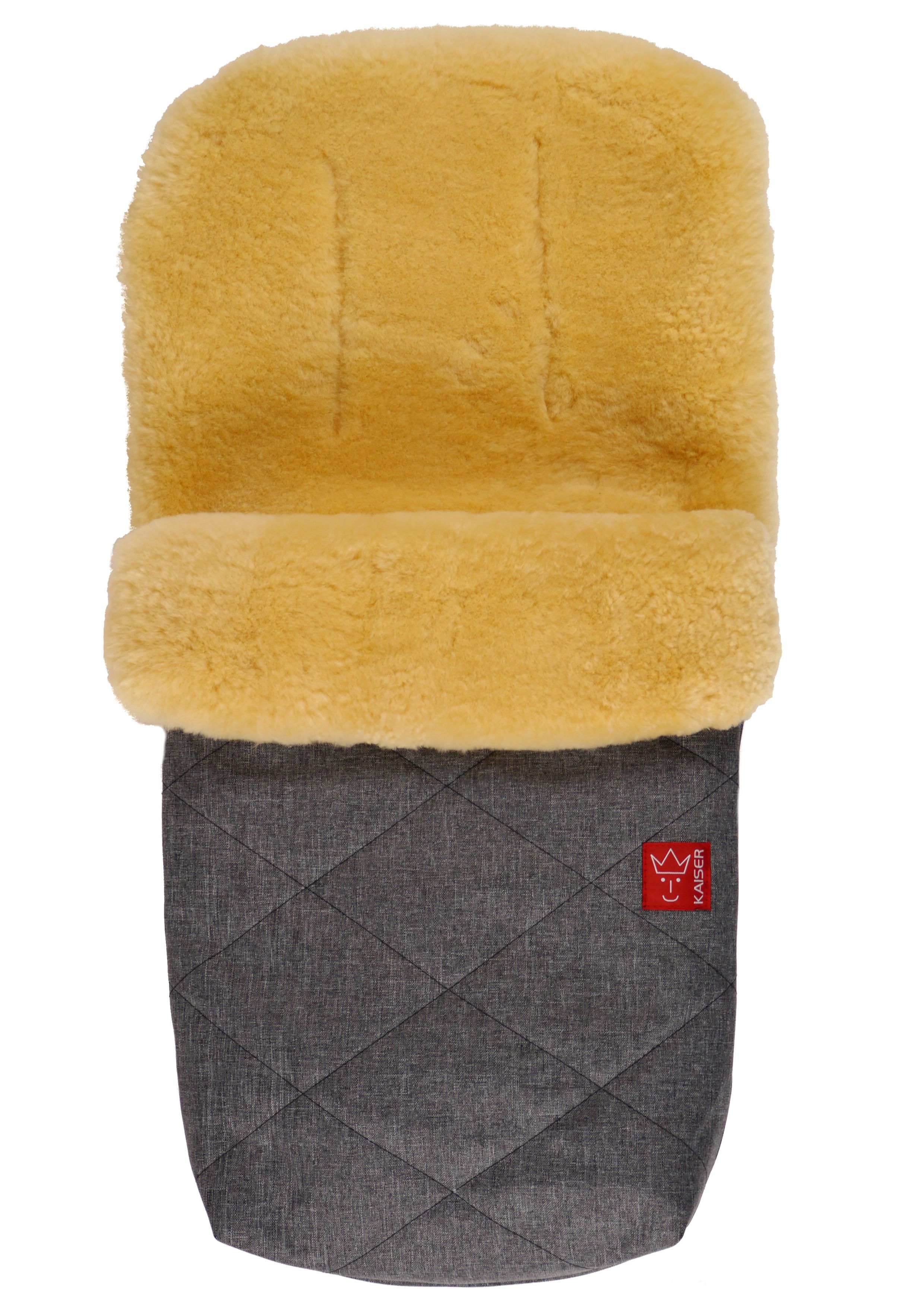 Kaiser 6541170 Baby-cocoons Antraciet, Beige