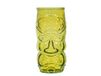 Home Totem Set van 6 cocktailglazen, glas, groen, 55 ml