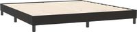 vidaXL Bedframe fluweel zwart 200x220 cm