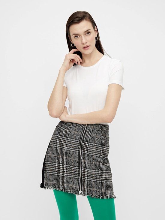 PIECES dames ondershirt korte mouw - XL - Wit