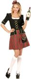 Widmann Tartan Lady Écossais Femme Large Costume de Carnaval