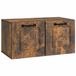 vidaXL Meuble TV mural chêne fumé 59,5 x 31 x 30 cm