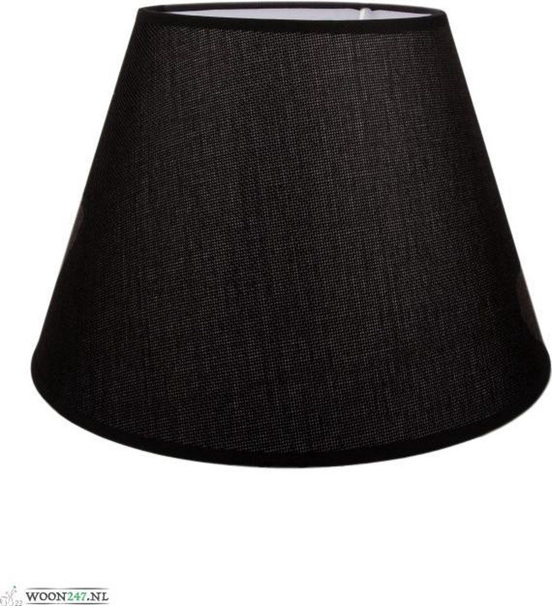 Housevitamin Gedeukte Vaas Zwart M - 14x27.5cm | Keramiek