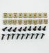 TNT SPO moto scooter pak van 18 clips en 18 nieuwe kuipschroeven Ø5 lengte 15mm scooter voor motorfiets