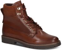 Caprice Dames Enkellaarsje 9-25213-45 313 G-breedte Cognac Leer Maat 37 EU