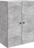 vidaXL Wandkast 66 x 34,5 x 90 cm Bewerkt hout Betongrijs