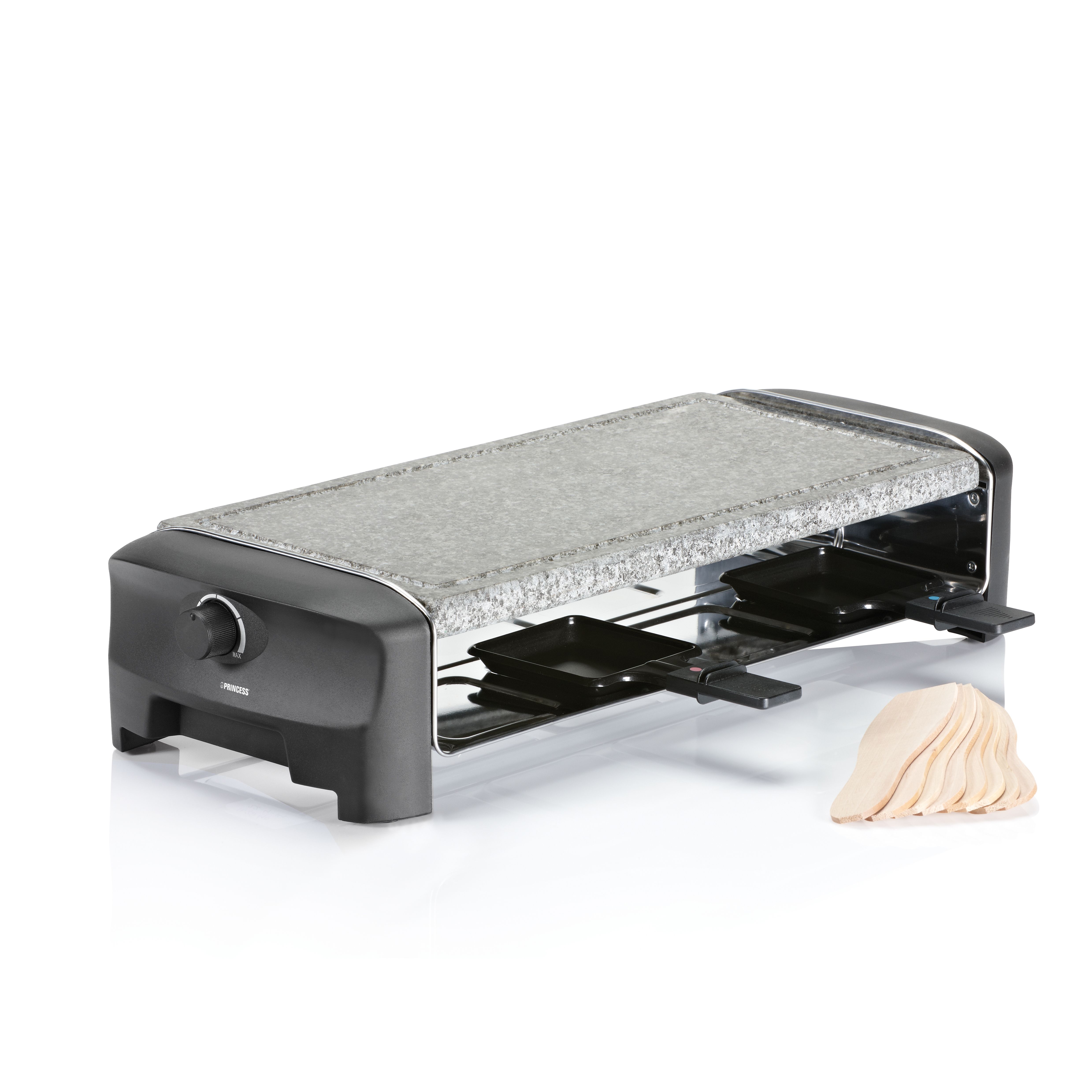 Princess 162830 Raclette Grill - 8 Personen - Steengrill & Raclette Party