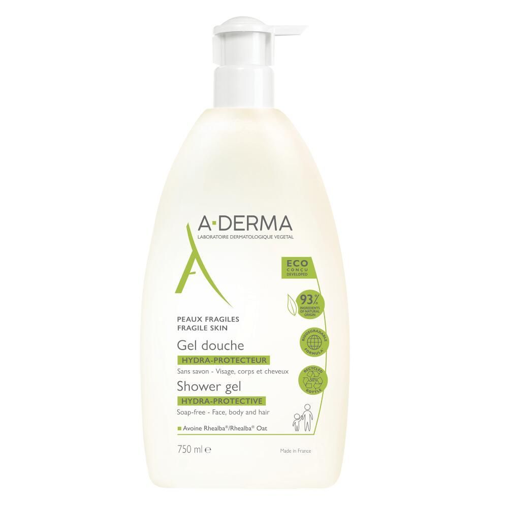 A-Derma Hydra-Protective Shower Gel 750 ml
