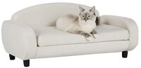 Paws & Purrs Moderne Huisdierbank - 31.5" Breed - Espresso/Havermout