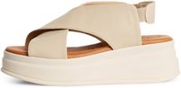 Tamaris - Dames - Plateau Sandalen - Beige - Maat 39